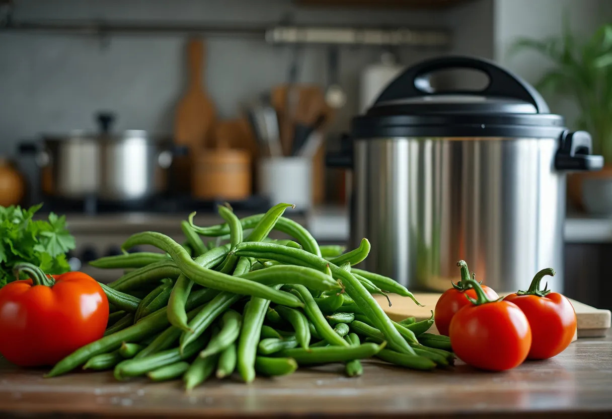 haricots verts cocotte-minute