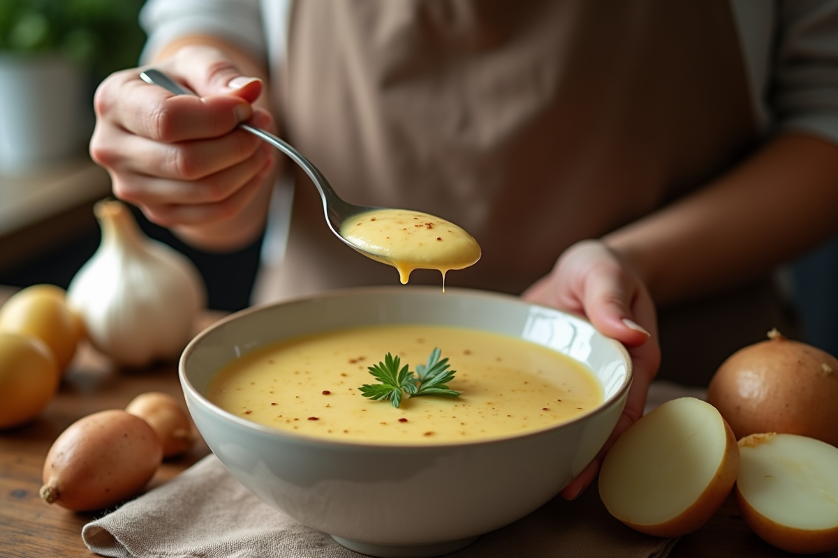 soupe pommes-de-terre